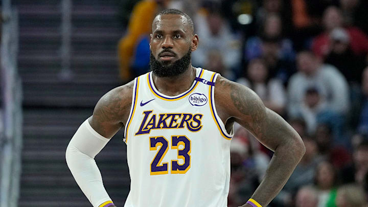 This is the look LeBron would give to anyone that suggested he might not be an All-Star this year