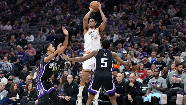 Devin Vassell, De'Aaron Fox, Keegan Murray