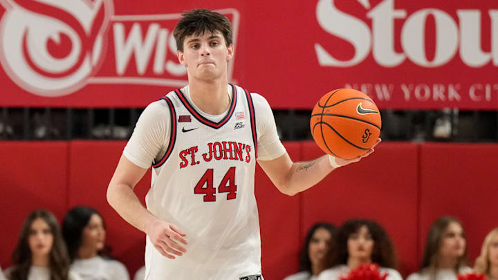Fordham v St. John's; St. John's basketball forward Brady Dunlap