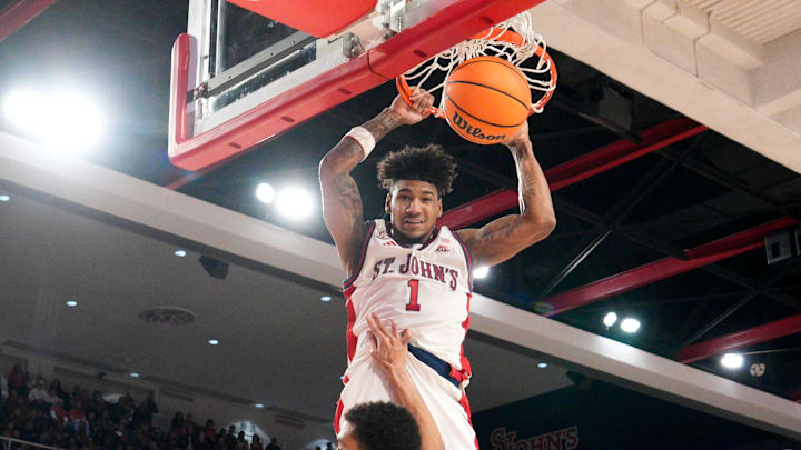 Bucknell v St. John's; St. John's basketball forward Dillon Mitchell
