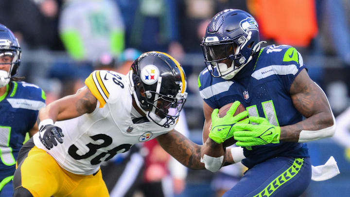 DK Metcalf of the Seattle Seahawks