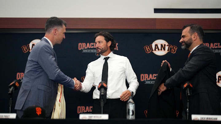 San Francisco Giants Introduce Manager Tony Vitello San Francisco Giants Introduce Manager Tony Vitello
