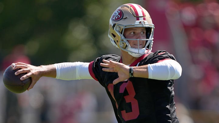 San Francisco 49ers quarterback Brock Purdy