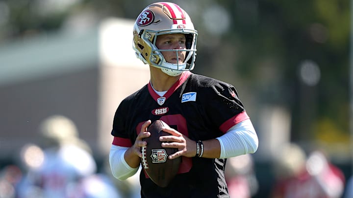 San Francisco 49ers quarterback Brock Purdy