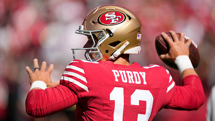 San Francisco 49ers quarterback Brock Purdy (13)