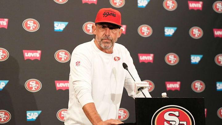 San Francisco 49ers head coach Kyle Shanahan