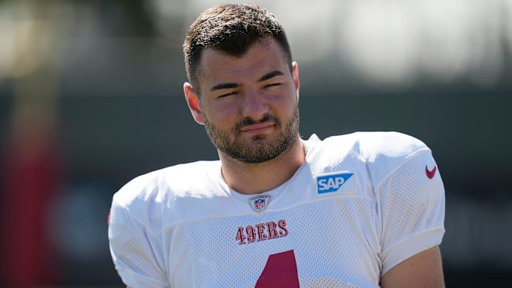 San Francisco 49ers kicker Jake Moody (4) San Francisco 49ers kicker Jake Moody (4)