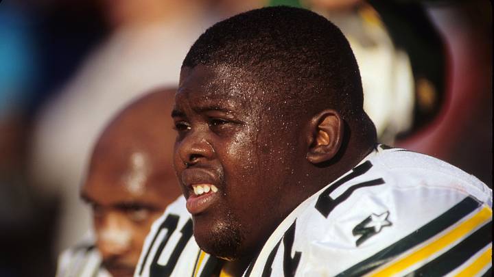Green Bay Packers offensive tackle Earl Dotson Green Bay Packers offensive tackle Earl Dotson