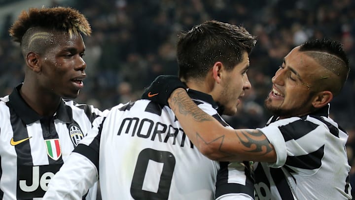 Pogba, Morata e Vidal