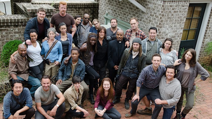 Steven Yeun as Glenn Rhee, Andrew Lincoln as Rick Grimes, Sonequa Martin-Green as Sasha, Melissa McBride as Carol Peletier, Corey Hawkins as Heath, Michael Cudlitz as Abraham, Danai Gurira as Michonne, Alanna Masterson as Tara Chambler, Lennie James as Morgan, Seth Gilliam as Father Gabriel, Lauren Cohan as Maggie Greene, Josh McDermitt as Dr. Eugene Porter, Ross Marquand as Aaron, Merritt Wever as Dr. Denise Cloyd, Tom Payne as Jesus, Jeremy Palko as Andy, Jason Douglas as Tobin, Mandi Kerr as