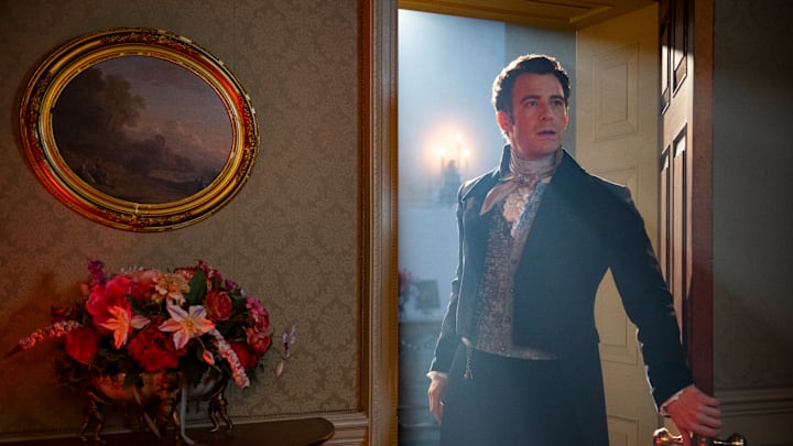 Bridgerton. Luke Thompson as Benedict Bridgerton in episode 308 of Bridgerton. Cr. Liam Daniel/Netflix © 2024