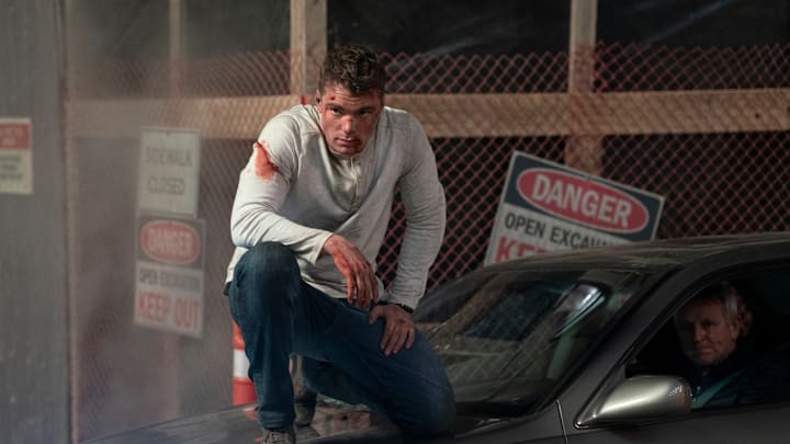 The Night Agent. Gabriel Basso as Peter Sutherland in episode 101 of The Night Agent. Cr. Dan Power/Netflix © 2023