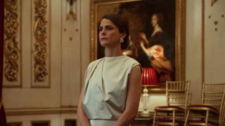 The Diplomat. Keri Russell as Kate Wyler in episode 206 of The Diplomat. Cr. Alex Bailey/Netflix © 2024