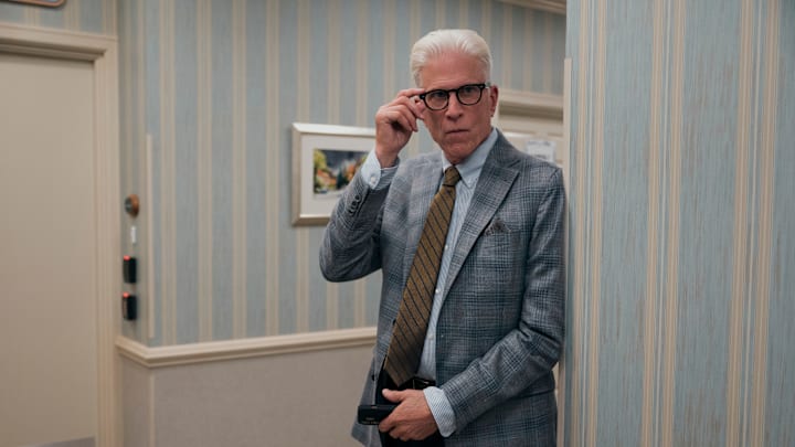 A Man on the Inside. Ted Danson as Charles in episode 104 of A Man on the Inside. Cr. Colleen E. Hayes/Netflix © 2024