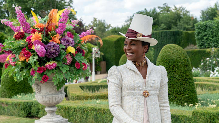 Bridgerton. Adjoa Andoh as Lady Agatha Danbury in episode 301 of Bridgerton. Cr. Liam Daniel/Netflix © 2024