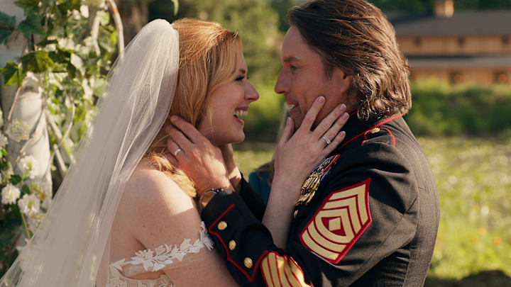 Virgin River. (L to R) Alexandra Breckenridge as Mel Monroe, Martin Henderson as Jack Sheridan in episode 6010