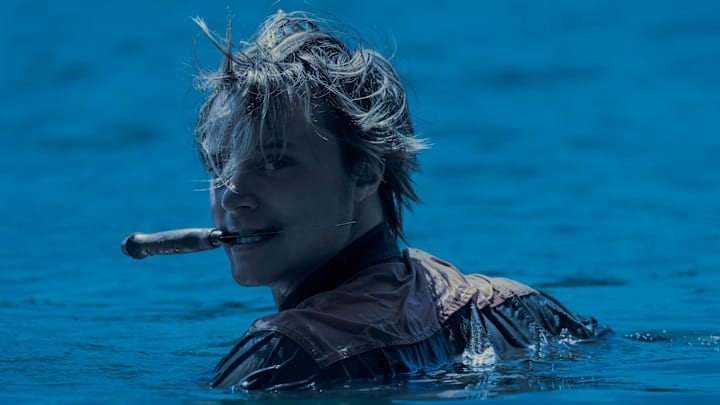 Outer Banks. Rudy Pankow as JJ in episode 409 of Outer Banks. Cr. Jackson Lee Davis/Netflix © 2024