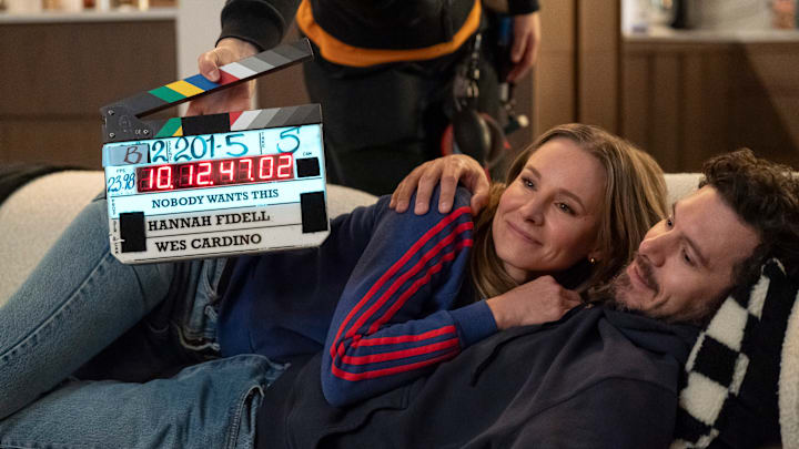 Nobody Wants This. (L to R) Kristen Bell as Joanne, Adam Brody as Noah in episode 201 of Nobody Wants This. Cr. Erin Simkin/Netflix © 2025