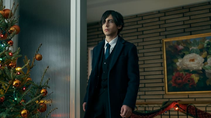 The Umbrella Academy. Aidan Gallagher as Number Five in episode 406 of The Umbrella Academy. Cr. Christos Kalohoridis/Netflix © 2024