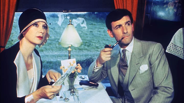 'Partners In Crime' TV - 1983 - Season 1, Episode 7 The Unbreakable Alibi James Warwick as Tommy Beresford and Francesca Annis as Tuppence Beresford. ITV ARCHIVE. Photo by ITV/Shutterstock (723282om)