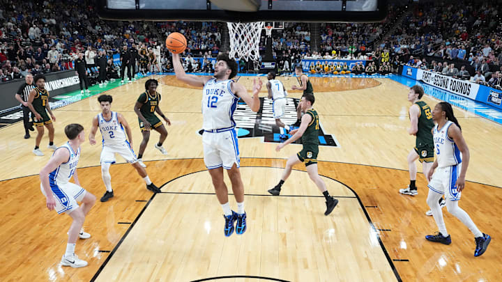 Duke Blue Devils forward Cameron Boozer (12) 