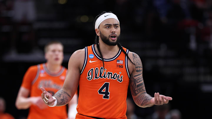 Illinois Fighting Illini guard Kylan Boswell (4)