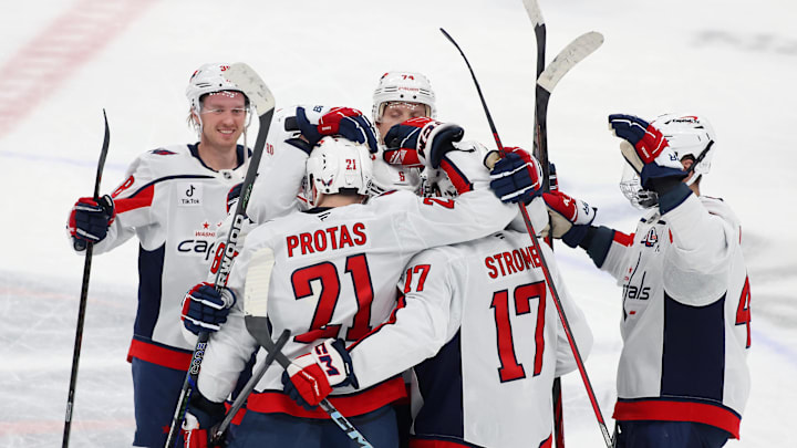 Aliaksei Protas, Washington Capitals Mandatory Credit: Joseph Maiorana-Imagn Images