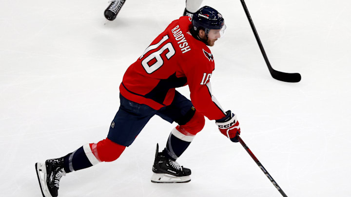 Taylor Raddysh, Washington Capitals Mandatory Credit: Daniel Kucin Jr.-Imagn Images