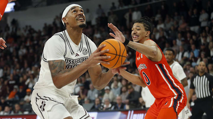 Jan 27, 2024; Starkville, Mississippi, USA; Mississippi State Bulldogs forward Tolu Smith (1) shoots