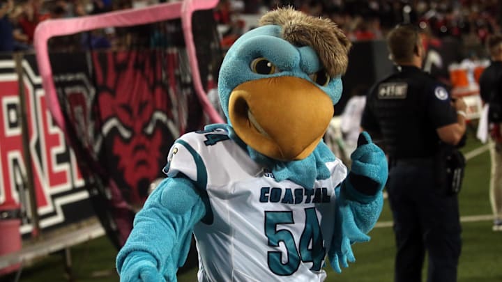 Coastal Carolina Chanticleers mascot, Chauncey.