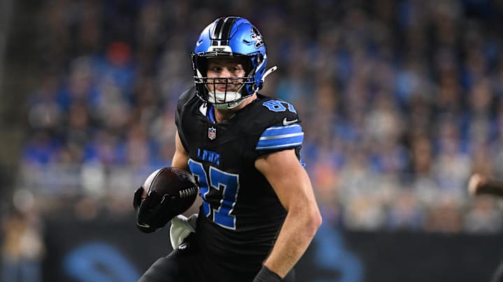 Detroit Lions tight end Sam LaPorta (87).