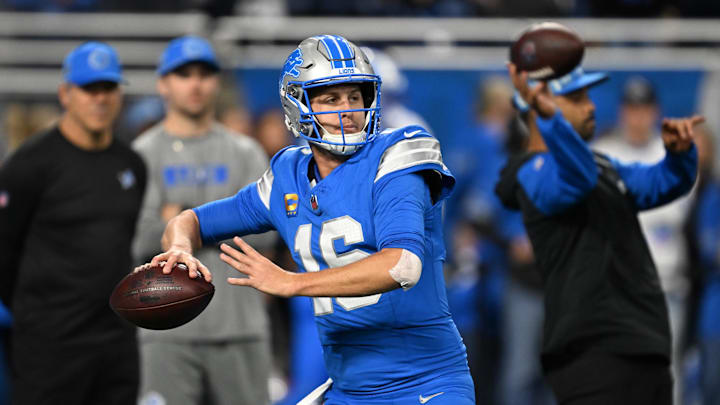 Detroit Lions quarterback Jared Goff (16). Detroit Lions quarterback Jared Goff (16).