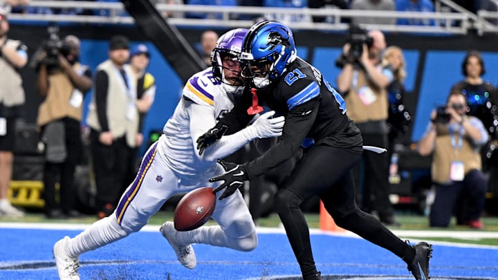 Detroit Lions cornerback Amik Robertson (21). Detroit Lions cornerback Amik Robertson (21).
