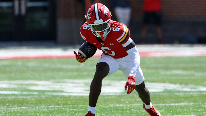 Maryland Terrapins defensive back Dontay Joyner (6). Credit: Daniel Kucin Jr.-Imagn Images