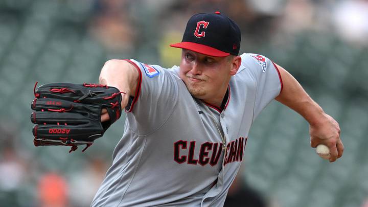 May 19, 2026; Detroit, Michigan, USA; Cleveland Guardians starting pitcher Parker Messick (77) throws a pitch against the Detroit Tigers in the second inning at Comerica Park. Mandatory Credit: Lon Horwedel-Imagn Images May 19, 2026; Detroit, Michigan, USA; Cleveland Guardians starting pitcher Parker Messick (77) throws a pitch against the Detroit Tigers in the second inning at Comerica Park. Mandatory Credit: Lon Horwedel-Imagn Images