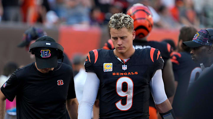 The Cincinnati Bengals quarterback Joe Burrow had his first career five-touchdown passing game against the Ravens NFL Week 5 Sunday October 6, 2024 at Payor Stadium. The Bengals lost 41-38 in overtime. The Cincinnati Bengals quarterback Joe Burrow had his first career five-touchdown passing game against the Ravens NFL Week 5 Sunday October 6, 2024 at Payor Stadium. The Bengals lost 41-38 in overtime.