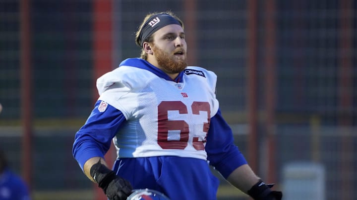 New York Giants guard Jake Kubas 