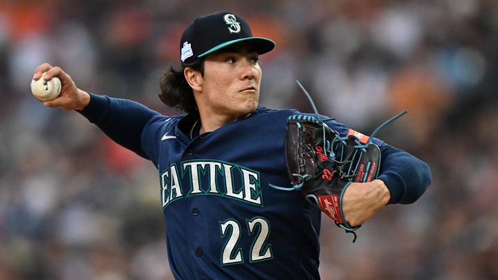 Jun 5, 2026; Detroit, Michigan, USA; Seattle Mariners starting pitcher Bryan Woo (22) throws a pitch against the Detroit Tigers in the third inning at Comerica Park. Mandatory Credit: Lon Horwedel-Imagn Images Jun 5, 2026; Detroit, Michigan, USA; Seattle Mariners starting pitcher Bryan Woo (22) throws a pitch against the Detroit Tigers in the third inning at Comerica Park. Mandatory Credit: Lon Horwedel-Imagn Images