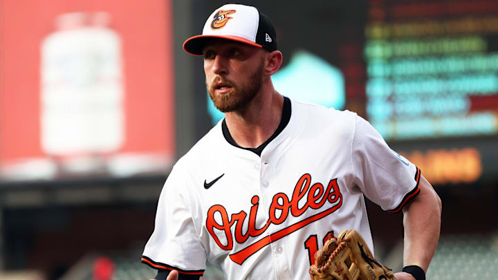 Jun 10, 2025; Baltimore, Maryland, USA; Baltimore Orioles third baseman Jordan Westburg (11) runs off of the field before a game against the Detroit Tigers at Oriole Park at Camden Yards. Mandatory Credit: Daniel Kucin Jr.-Imagn Images Jun 10, 2025; Baltimore, Maryland, USA; Baltimore Orioles third baseman Jordan Westburg (11) runs off of the field before a game against the Detroit Tigers at Oriole Park at Camden Yards. Mandatory Credit: Daniel Kucin Jr.-Imagn Images