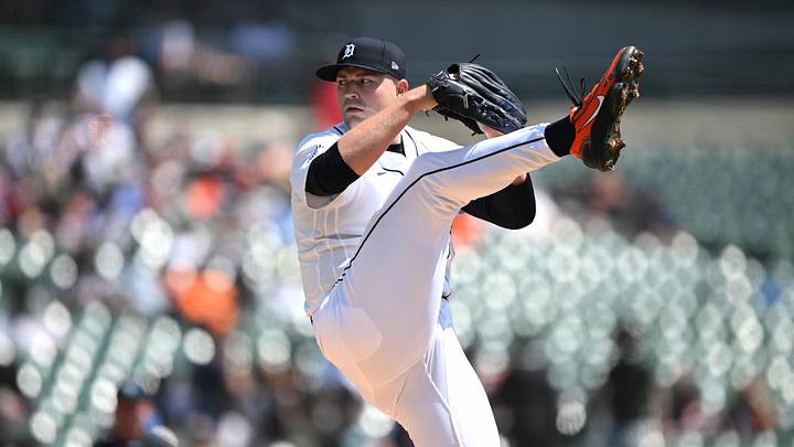 Apr 23, 2026; Detroit, Michigan, USA; Detroit Tigers pitcher Tarik Skubal (29) throws a pitch against the Milwaukee Brewers in the first inning at Comerica Park. Mandatory Credit: Lon Horwedel-Imagn Images Apr 23, 2026; Detroit, Michigan, USA; Detroit Tigers pitcher Tarik Skubal (29) throws a pitch against the Milwaukee Brewers in the first inning at Comerica Park. Mandatory Credit: Lon Horwedel-Imagn Images