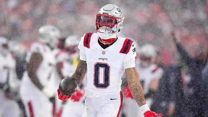 New England Patriots cornerback Christian Gonzalez