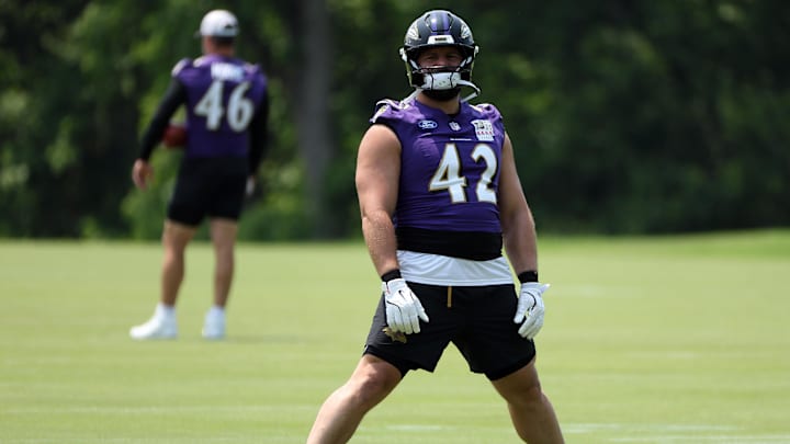 Baltimore Ravens fullback Patrick Ricard