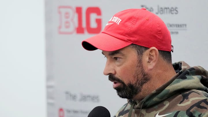 Ryan Day speaks on March 7, 2025.