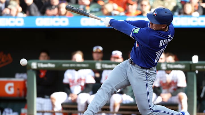 The Blue Jays and Braves are set as a near coin flip on Monday night.