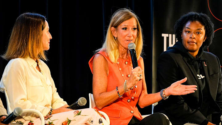 Cathy Engelbert is reportedly on her way out as WNBA commissioner. Cathy Engelbert is reportedly on her way out as WNBA commissioner.