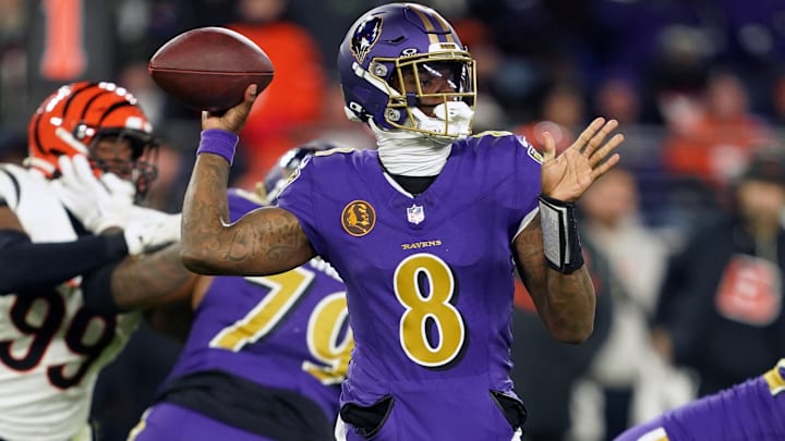 Lamar Jackson and the Ravens are home favorites against the Steelers in Week 14.