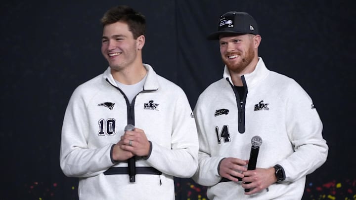 How to bet on Sam Darnold and Drake Maye at Super Bowl 60.