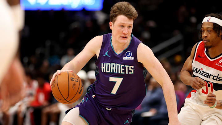 Charlotte Hornets guard Kon Knueppel is rising in the latest Rookie of the Year odds. Charlotte Hornets guard Kon Knueppel is rising in the latest Rookie of the Year odds.