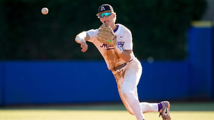 Lipscomb Academy's Jack Dugan (11) fields a ground-out hit by CPA’s Reagan McCluskey during the sixth inning of the TSSAA Division II AA state baseball championship game at Reese Smith Jr. Field in Murfreesboro, Tenn., Friday, May 23, 2025. Lipscomb Academy's Jack Dugan (11) fields a ground-out hit by CPA’s Reagan McCluskey during the sixth inning of the TSSAA Division II AA state baseball championship game at Reese Smith Jr. Field in Murfreesboro, Tenn., Friday, May 23, 2025.