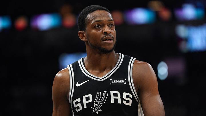 May 28, 2026; San Antonio, Texas, USA; San Antonio Spurs guard De'aaron Fox (4) in the first half during game six of the western conference finals for the 2026 NBA playoffs at Frost Bank Center. Mandatory Credit: Dustin Safranek-Imagn Images